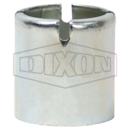 Dixon King Crimp Crimp Ferrule, 1-1/4 in Nominal, 2-13/16 in L, 0.06 in Thick, 304 Stainless Steel CF125-6SS
